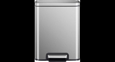 EKO - Madison pedaalemmer 12 liter - Stainless Steel Plastic - Misty mat RVS - Prullenbak