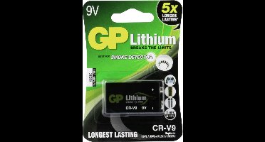 GP Batteries 6LR61 9V batterij (blok) Lithium 800 mAh 9 V 1 stuk(s)