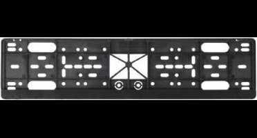 Lifetime kentekenplaathouder - nummerplaathouder click systeem - zwart