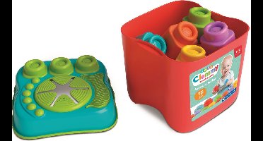 Clementoni - Sensoriële Clemmy Blokken Opbergdoos - Educatief Speelgoed voor Baby's van 6 t/m 36 maanden