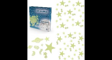 Glow in the Dark Sterren en Planeten - Tachan - Lichtgevende Sterrenhemel met 200+ Onderdelen voor Kinderkamer