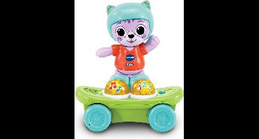 VTech Dierenvriendjes Kato, de Skateboard Kat - Educatief Speelgoed - Cijfers, Tellen en Muziek - Van 1 tot 3 Jaar