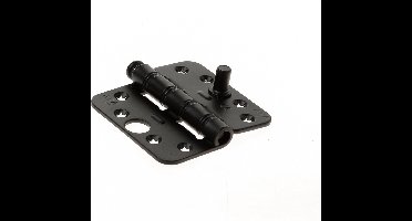 AXA Veiligheidsscharnier Smart Easyfix - Staal - Mat zwart - SKG3 - 89x89mm
