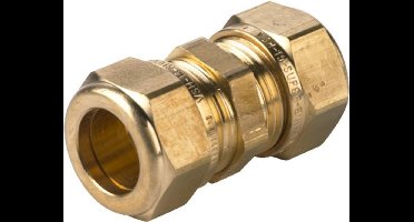 Vsh rechte koppeling knel 22x22mm ms