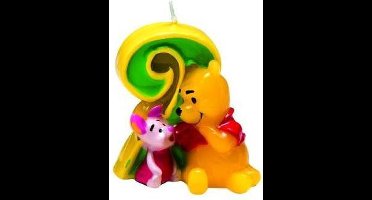 Disney Winnie de Poeh en Tijgetje 2e verjaardag taart kaars