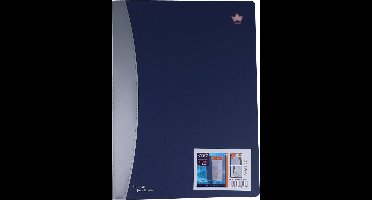 HFP Showmap - Presentatiemap - Blauw - A4 - 20 tassen