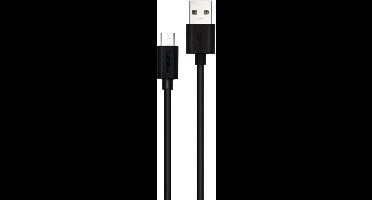 Philips USB A micro USB kabel - 1,2 M - Zwart