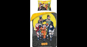Naruto Dekbedovertrek Squad 140 x 200 cm Katoen 70 x 90 cm