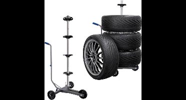 HP Autozubehör bandenstandaard - verrijdbaar - dubbele beugel - 225 mm