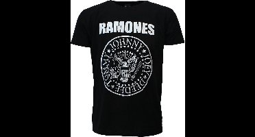 The Ramones Presidential Seal T-Shirt Zwart - Officiële Merchandise - 5XL