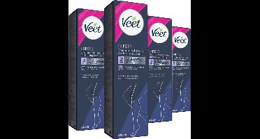 Veet - Expert - Ontharingscreme Benen 200ml - 4 Stuks - Voordeelverpakking
