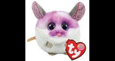 Ty - Knuffel - Teeny Puffies - Colby Mouse - 10cm