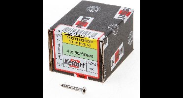 Kelfort Vlonderschroef platverzonken kop RVS A2 T20 4.5 x 40/24mm