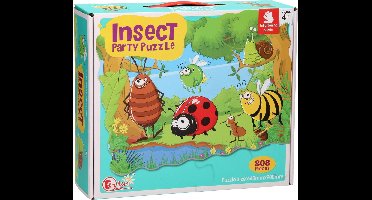 Mega Puzzel insect party 208 stukjes