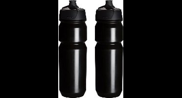 2 x Tacx Shanti Drinkbus 750 ml - zwart - Bidon - Drinkfles