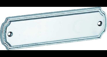 Naamplaat Impero 155x44mm glans chroom