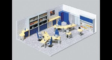 Faller - Kantoor- en kamerinterieur