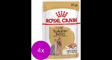 Royal Canin Yorkshire Terrier Adult Natvoer - Hondenvoer - 4 x 12x85 g