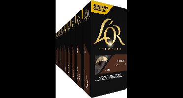 L'OR Espresso Forza Koffiecups - Intensiteit 9/12 - 10 x 10 capsules