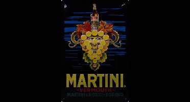 Wandbord - Martini Vermouth - 20x30cm