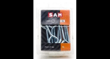 9x SAM schroefoog 6x60mm 818630 K2