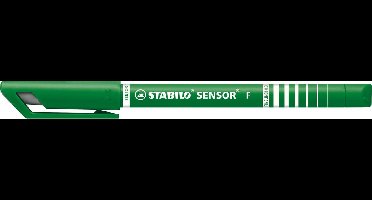STABILO SENSOR - Fineliner 0,3 mm - Groen - per stuk