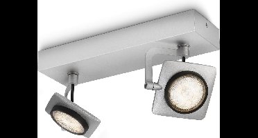 Philips myLiving Spotlight Millenium grijs 2x4,5 W 531924816