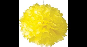 5 x Gele PomPom 35 cm