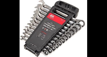 AOK 12 Delige Professionele Ring, Ratelset, Steeksleutelset