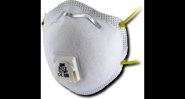 3M Stofmaskers 8312 per 10 stuks, met uitademventiel, EN 149:2001 FFP1 professioneel