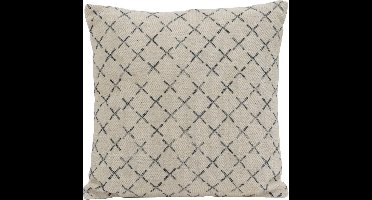 Light & living Light&Living Kussen KADRIYE zwart wit kruisprint 50 x 50