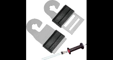 AKO Poortgreepverbinder Litzclip RVS 40mm (4 stuks)