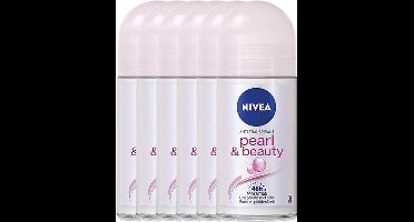Nivea - Deodorant Roll-On - Pearl & Beauty - 6 x 50ml - Voordeelverpakking