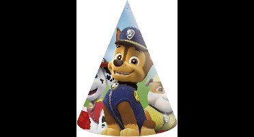 Vegaoo - 6 Paw Patrol Ready for Action feesthoedjes