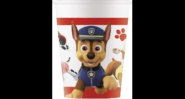 Vegaoo - 8 Paw Patrol bekers van karton