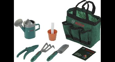 Klein Toys Bosch tuin 6-delige tuintas - speelgoed - incl. verschillende tuin accessoires - groen