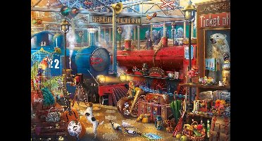 Legpuzzel Treinstation (Enigmatic) - 500 stukjes - Educa Puzzel