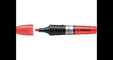 STABILO LUMINATOR - Markeerstift - Rood - Extra Grote Inkttank - Doos Met 5 Stuks