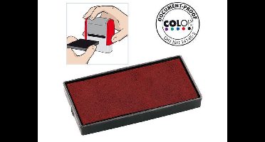 Colop Reserve kussen t.b.v. zelfinktende stempels E/40 rood voor Printer 40 (pak 2 stuks)