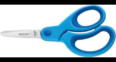 Westcott schaar - Kids - 13cm - soft grip - spitse punt - blauw - AC-E21583