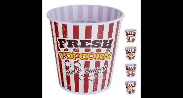 Popcorn bak - 1 stuk - Rood