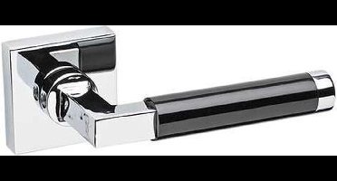 Krukgarnituur LUBI chroom/zwart WC 8mm