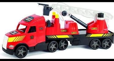 Wader Mega Brandweer Truck 79cm - Rood