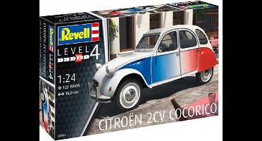 1:24 Revell 07653 Citroën 2 CV Cocorico Plastic Modelbouwpakket