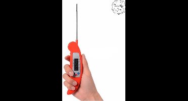 Kookthermometer -50º C / 300º C voor perfecte vleesgaring - Rood - New Age Devi
