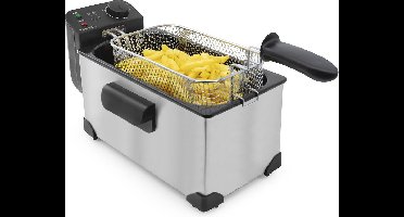 Tomado TDF3001S - Frituurpan - 3 liter inhoud - 2200 Watt - Koude zone friteuse - RVS