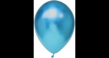 Haza Original Ballonnen 30 Cm 100 Stuks Blauw/chroom