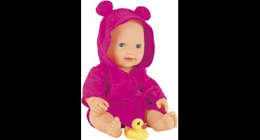 Klein Toys Princess Coraolie Babypop 35c, - met badeendje - met badjas - roze