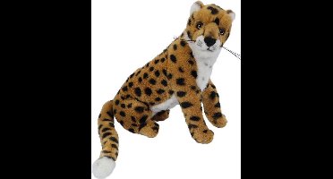 PIA Soft Toys - Pluche Knuffeldier Cheetah - zittend - 32 cm