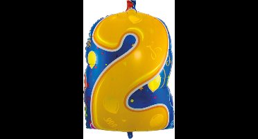 Folat - Folieballon - Shape - 2 - Zonder vulling - 56cm